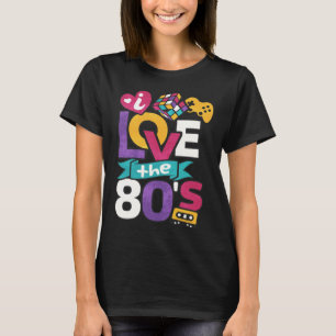 Camiseta Amo la ropa de los años 80 para mujeres y hombres
