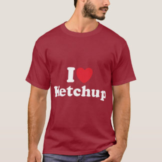 Camiseta Amo la salsa de tomate