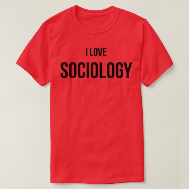Camiseta Amo la sociología 3 (Diseño del anverso)
