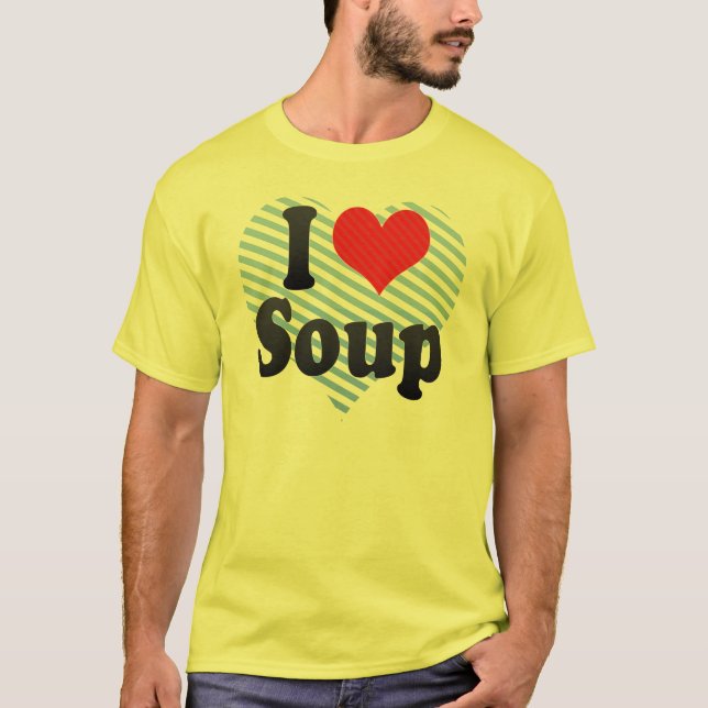 Camiseta Amo la sopa (Anverso)
