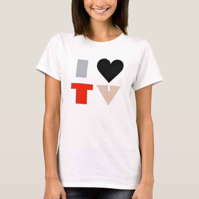 CAMISETA AMO LA TV (Anverso)