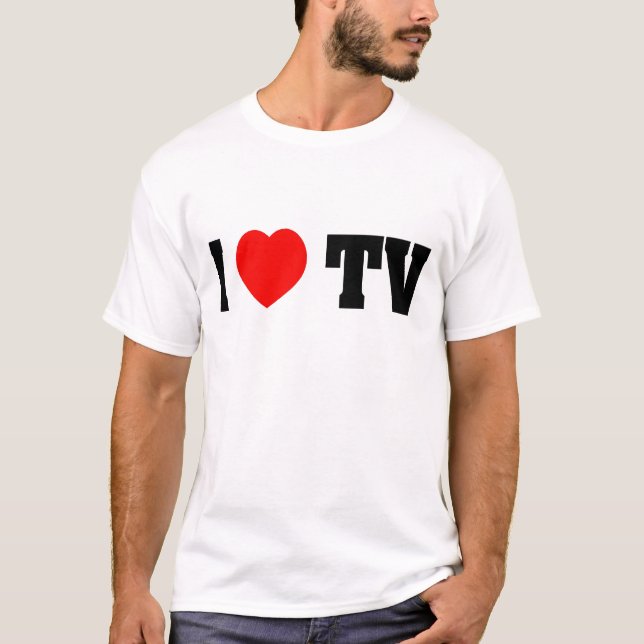 Camiseta Amo la TV (Anverso)