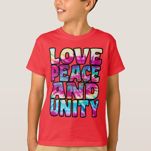 CAMISETA AMO LA UNIDAD DE LA PAZ. (Anverso)