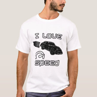Camiseta Amo La Velocidad Y Los Coches