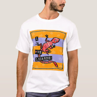 Camiseta Amo lagartos