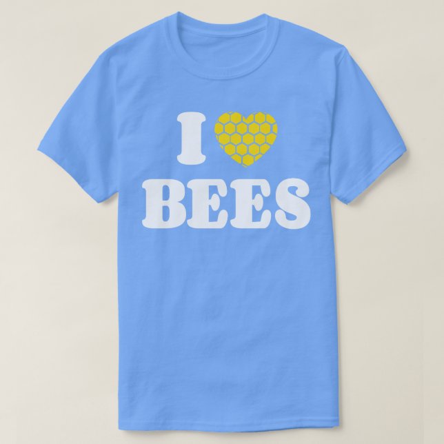 Camiseta Amo las abejas (Diseño del anverso)