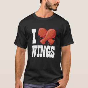 Camiseta Amo las alas de pollo