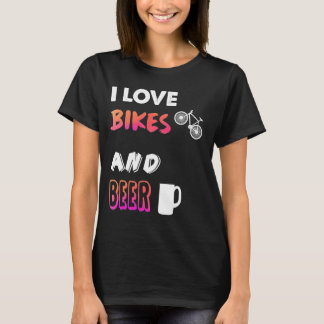 Camiseta Amo las bicis y la cerveza