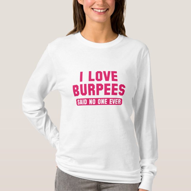 Camiseta Amo las Burpees (Anverso)