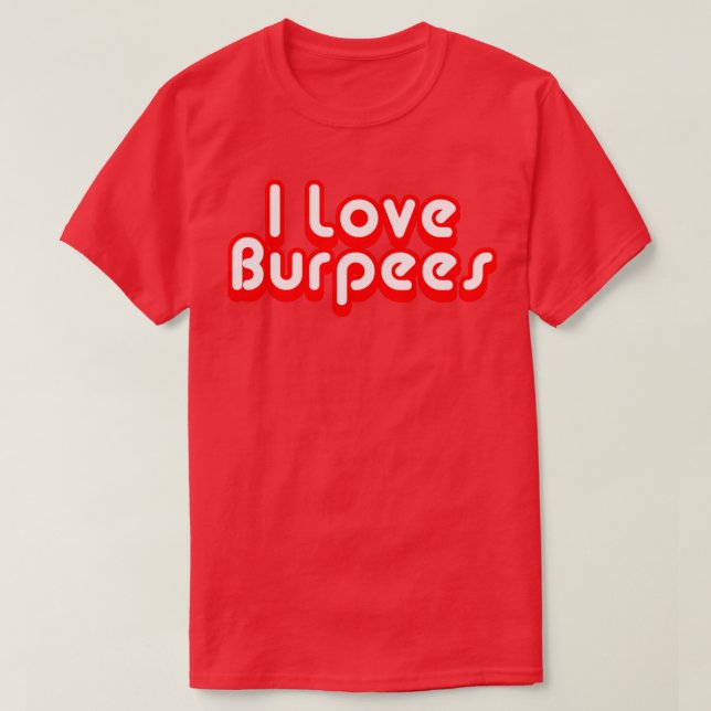 Camiseta Amo las Burpees (Diseño del anverso)