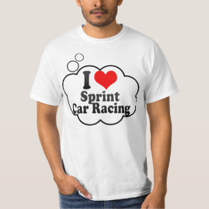 Camiseta Amo las carreras de coches de Sprint
