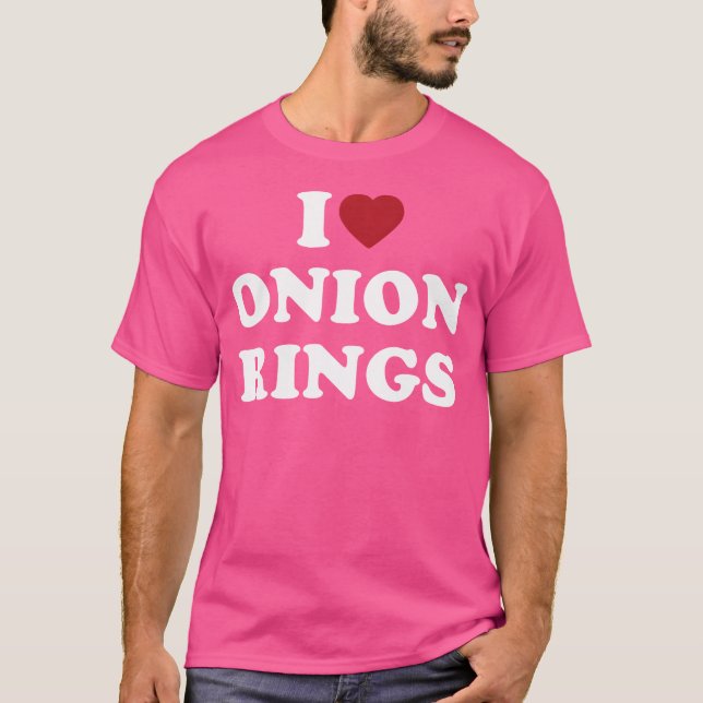 Camiseta Amo las Cebolla en Aros (Anverso)