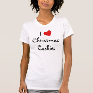Camiseta Amo las cookies de los Navidades