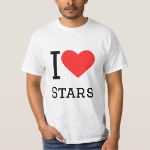 Camiseta Amo las estrellas