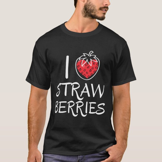 Camiseta Amo las fresas Verano Fruit Sweet Food Berri (Anverso)
