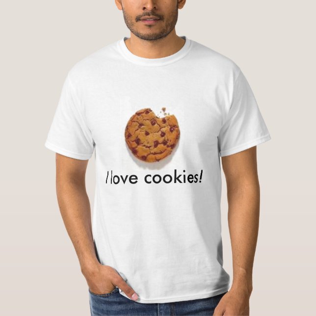 Camiseta ¡Amo las galletas! (Anverso)