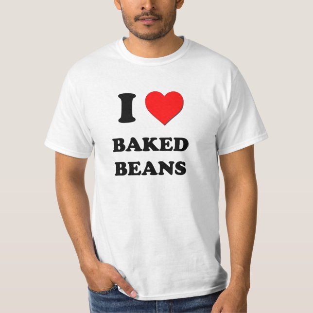 Camiseta Amo las habas cocidas (la comida) (Anverso)