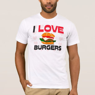 Camiseta Amo las hamburguesas
