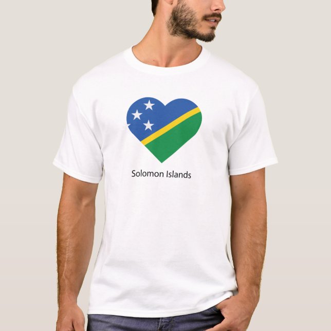 Camiseta Amo las Islas Salomón (Anverso)