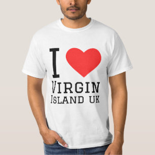 Camiseta Amo las Islas Vírgenes uk