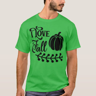 Camiseta Amo Las Letras Simples De Caer