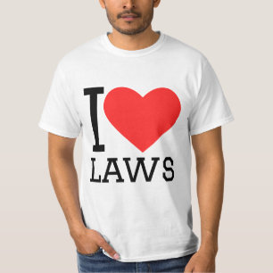 Camiseta Amo las leyes