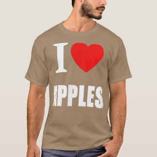 Camiseta Amo Las Manzanas Para Hombres Mujeres Y Estudiante
