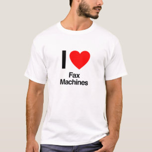 Camiseta amo las máquinas de fax