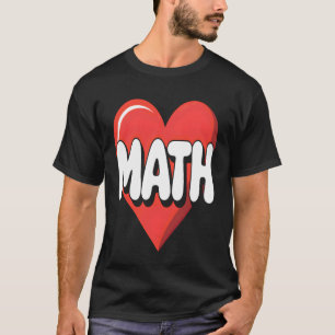 Camiseta Amo las matemáticas