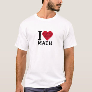 Camiseta Amo las matemáticas - Math Lover