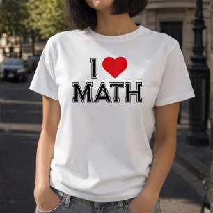Camiseta Amo las Matemáticas Vintage Retro Matemáticas