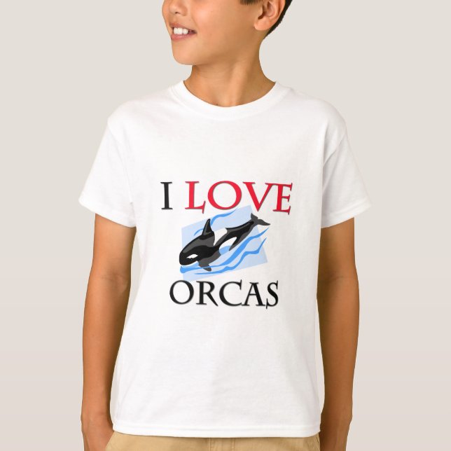 Camiseta Amo las Orcas (Anverso)