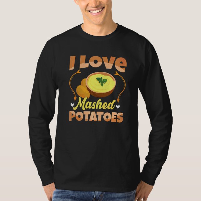 Camiseta Amo Las Papas Machacadas (Anverso)