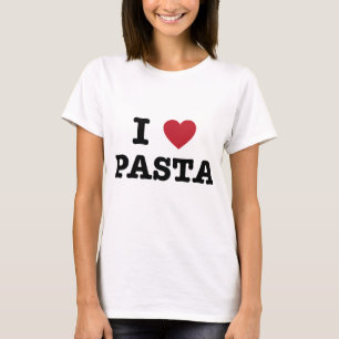 Camiseta Amo las pastas
