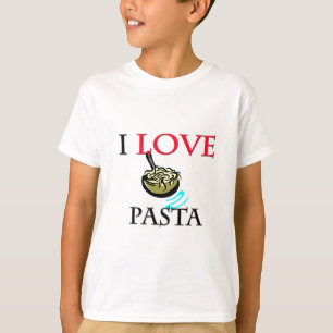 Camiseta Amo las pastas