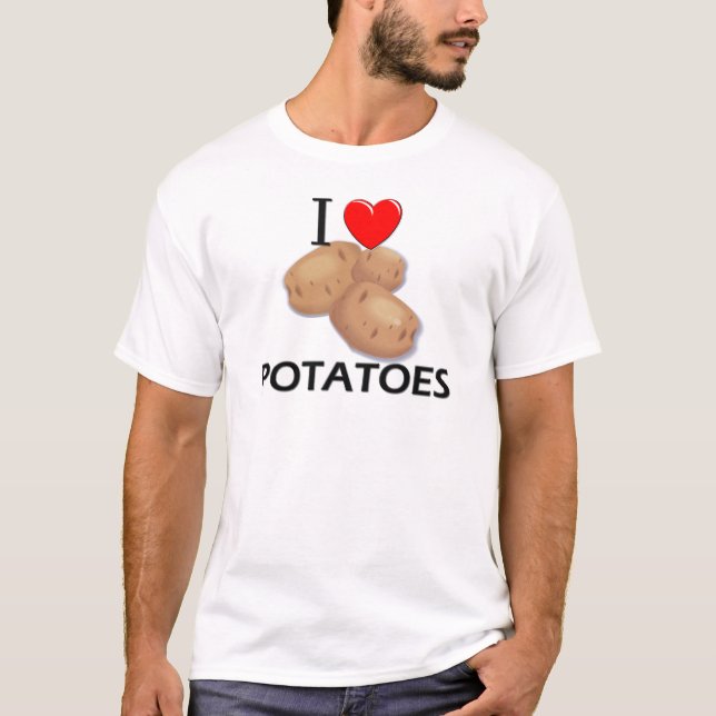 Camiseta Amo las patatas (Anverso)