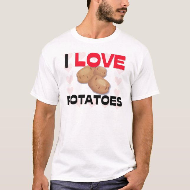 Camiseta Amo las patatas (Anverso)