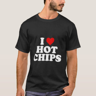 Camiseta Amo las patatas fritas calientes