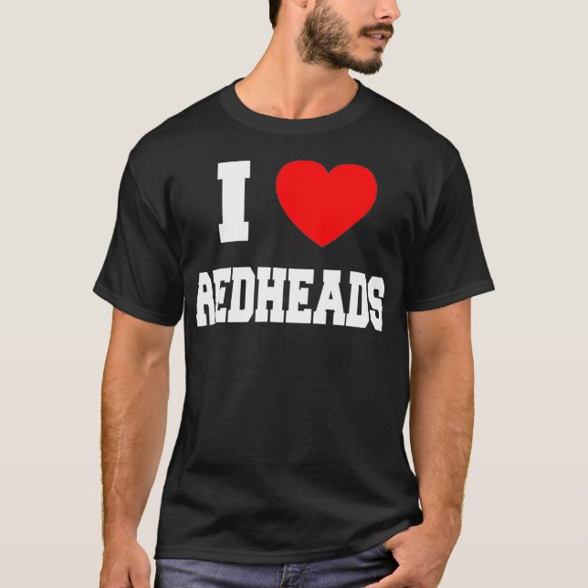 Camiseta Amo las pelirrojas (Anverso)
