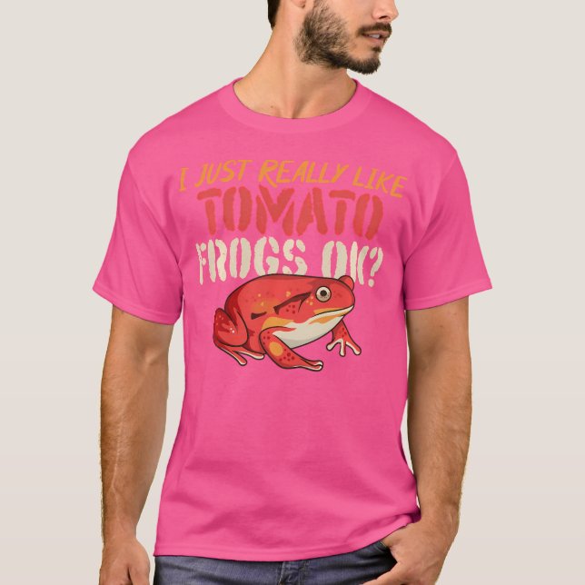 Camiseta Amo Las Ranas De Tomate Graciosas Ranas De Tomate  (Anverso)