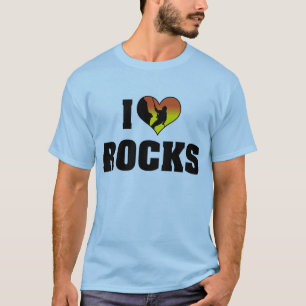 Camiseta Amo las rocas - Escalada en roca