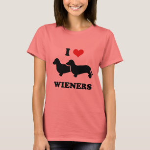 Camiseta Amo las salchichas de Frankfurt