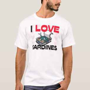 Camiseta Amo las sardinas