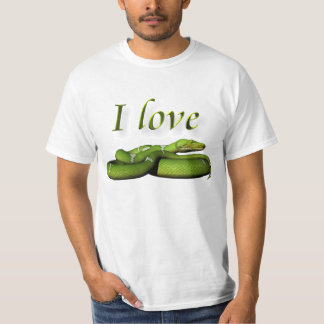 Camiseta Amo las serpientes - camiseta, animales,