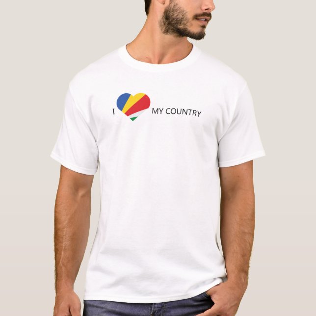 Camiseta Amo las Seychelles (Anverso)