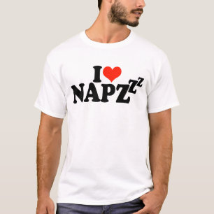 Camiseta Amo las siestas - Frase divertida
