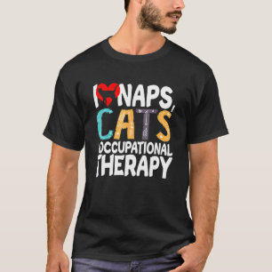 Camiseta Amo las siestas Gatos y terapia ocupacional Mascot