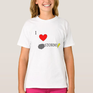 Camiseta Amo las tormentas
