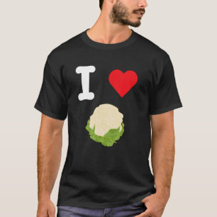 Camiseta Amo Las Verduras Verdes Vegetales Verdes Cauliflow