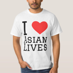 Camiseta Amo las vidas asiáticas